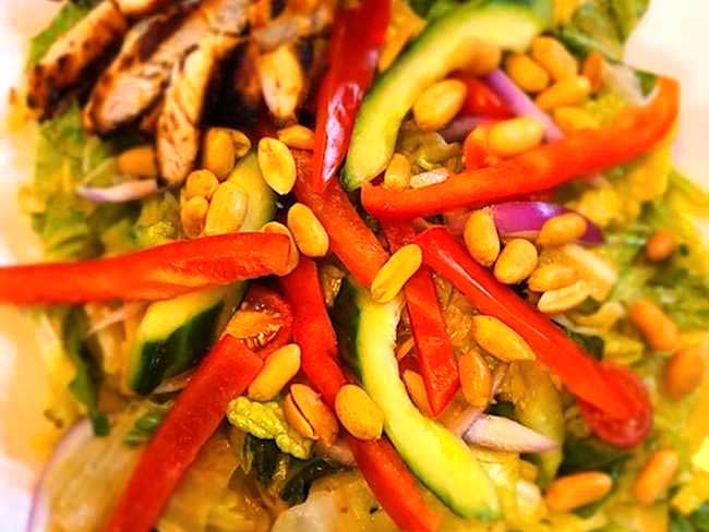 Try our Thai chicken salad at Cheers Grille & Bar in Concord NH. We are sure you will love it!